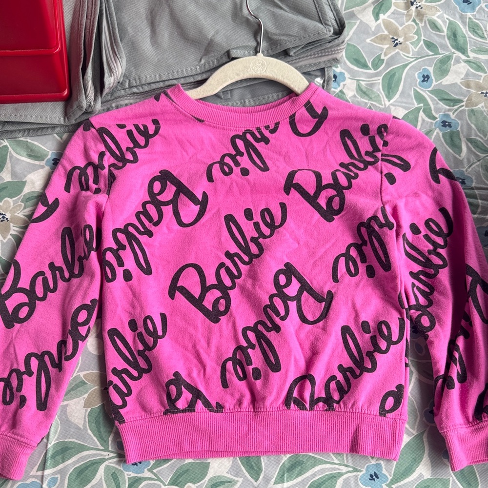Pink Barbie Logo Sweater